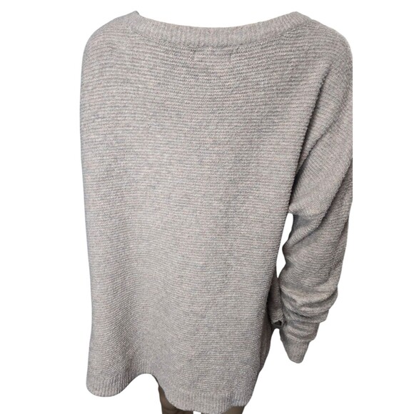 Becool M/L heathered knitted long sleeve sweater top warm mature women female - Picture 4 of 5